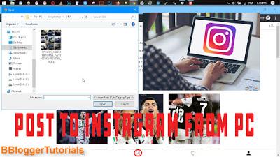 How to Post On Instagram From PC