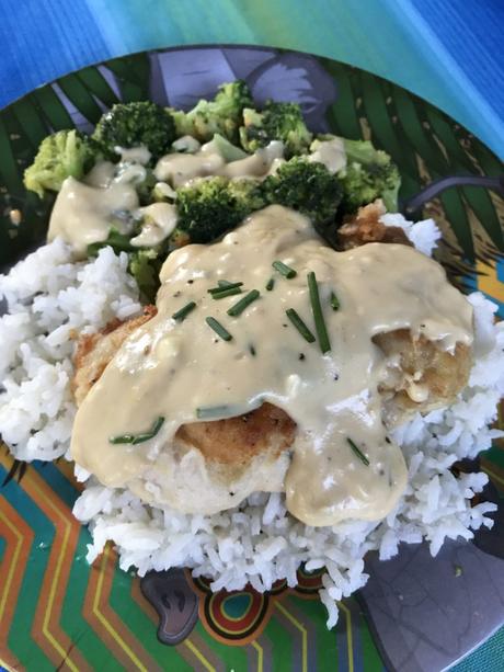 Feta Gravy Over Chicken