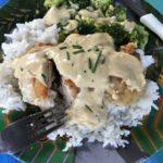 Feta Gravy Over Chicken