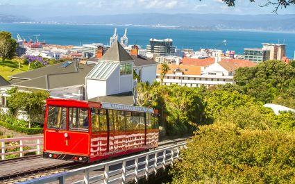 Enchanting Travels New Zealand Tours wellington cable car, new zealand