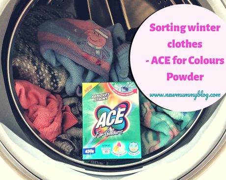 Winter clothes organisation – ACE for Colours Powder | @britmums #ACEWinterRefresh Challenge