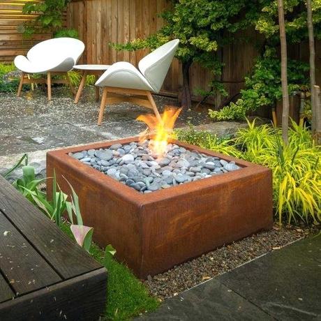 modern outdoor fire fireplace pits contemporary gas and propane