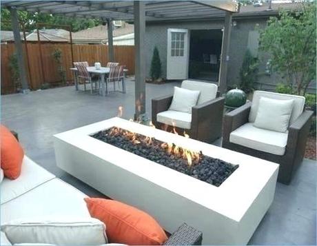 modern outdoor fire pit designs gas