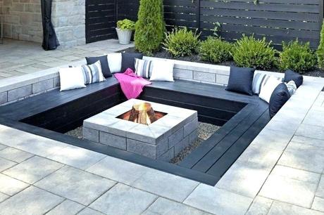 modern outdoor fire pits pit designs