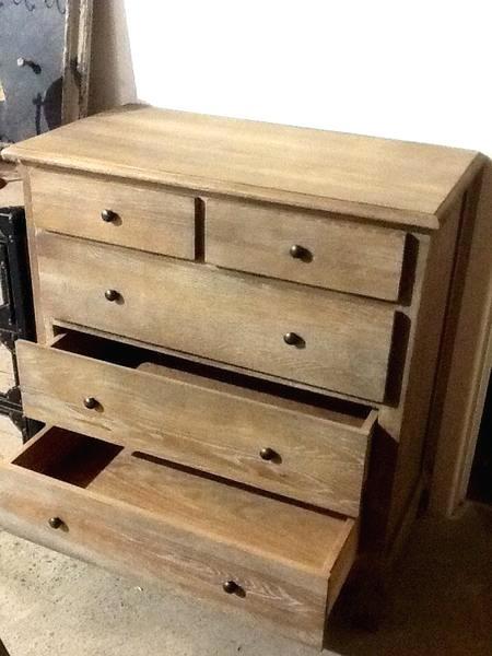 french inspired dresser magnolia natural oak 5 drawer bedroom