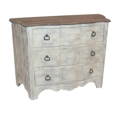 french inspired dresser silhouette white chest