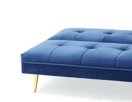 tufted velour sofa velvet bedroom bed tiny in