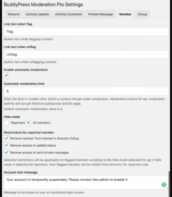 Stop BuddyPress Spam