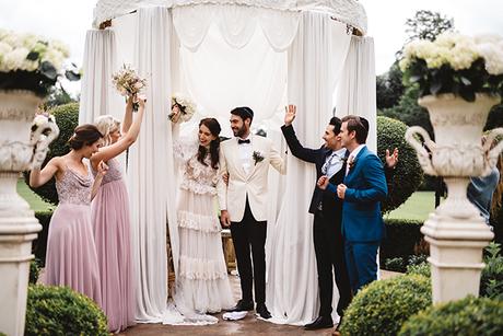 Jewish fairytale styled shoot in purple hues at the Chateau Challain