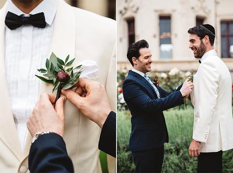 Jewish fairytale styled shoot in purple hues at the Chateau Challain