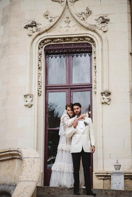 Jewish fairytale styled shoot in purple hues at the Chateau Challain