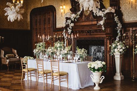 Jewish fairytale styled shoot in purple hues at the Chateau Challain