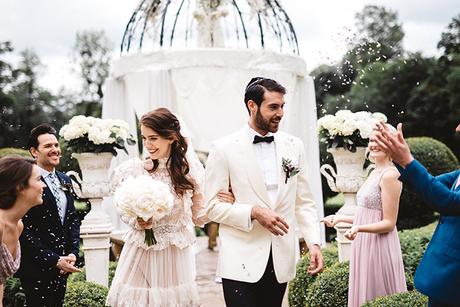 Jewish fairytale styled shoot in purple hues at the Chateau Challain