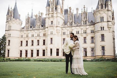 Jewish fairytale styled shoot in purple hues at the Chateau Challain