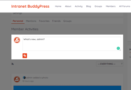Adding And Managing Features To Your BuddyPress Powered Intranet Website Adding And Managing Features To Your BuddyPress Powered Intranet Website