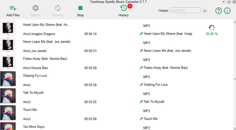 TuneKeep Spotify Music Converter for Mac and Windows