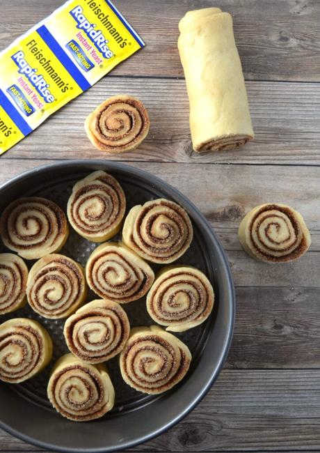 Churro Cinnamon Rolls with Chocolate Drizzle