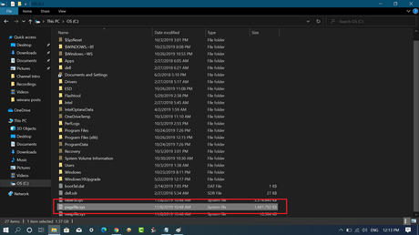 How to Delete Pagefile.sys in Windows 10 (Right Steps) windows 10 pagefile.sys location
