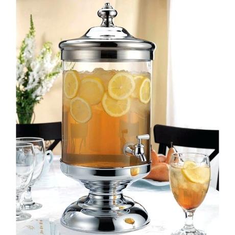 pretty drink dispenser cute beverage wide selections of glass with metal