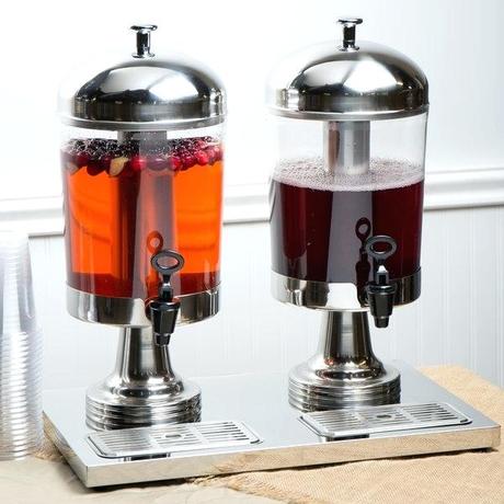 pretty drink dispenser cute beverage choice gallon stainless steel double