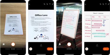 microsoft office lens - pdf scan