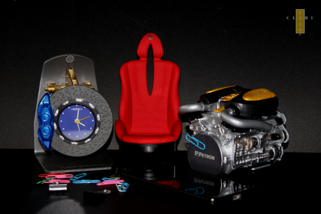 Petron x Pagani Hypercar Desk Collectibles: Engine Organizer