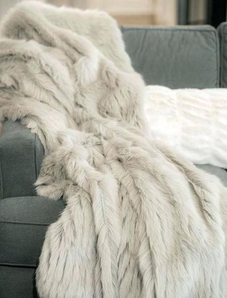mink fur throws large faux throw sofa bed decorative home