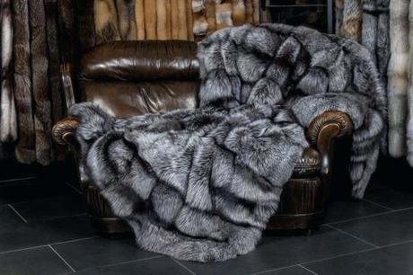 mink fur throws dreamscene faux throw saga silver fox blanket natural