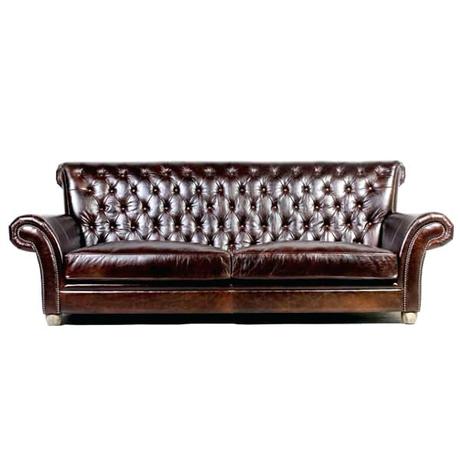 leather tufted settee sofa canada