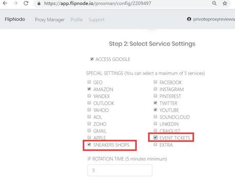 Flipnode Proxies Review Flipnode proxies setting for sneaker sites or ticket sites