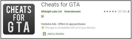 cheats for GTA V