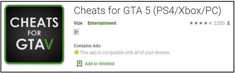 cheats for gta 5 - ps4,xbox,pc