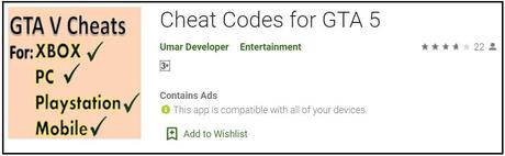 cheat codes for gta 5