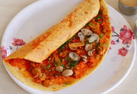Mushroom Dosa Mushroom Dosa