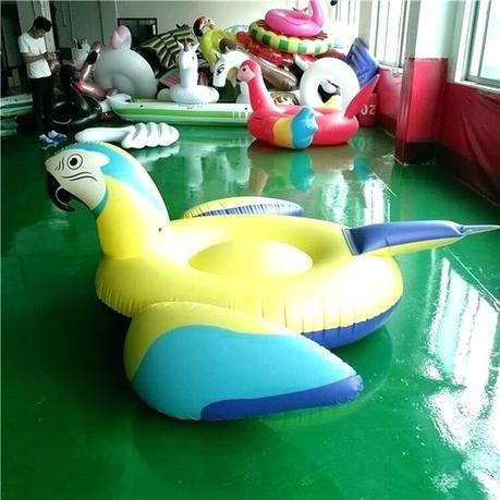 vinyl pool float floats heavy duty inflatable parrot bird for