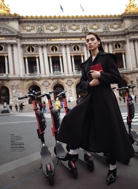 Parisian Chic for STYLE magazine with Polina Horsh by Benjamin Kanarek