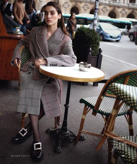 Parisian Chic for STYLE magazine with Polina Horsh by Benjamin Kanarek