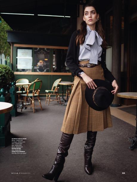 Parisian Chic for STYLE magazine with Polina Horsh by Benjamin Kanarek