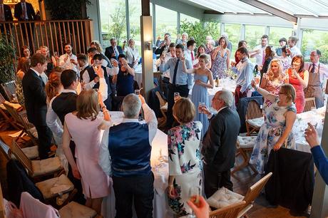 100 Best Barn Wedding Photos wedding guests applaud the speeches