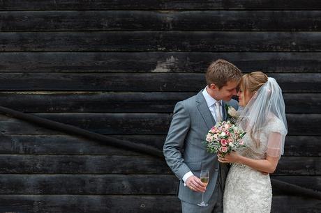 100 Best Barn Wedding Photos bride and groom portrait at a suffolk barn wedding