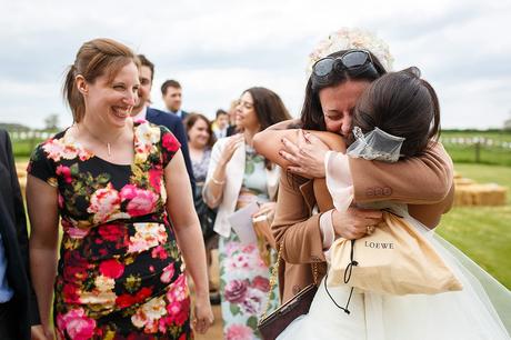 100 Best Barn Wedding Photos hugs for the bride from a guest