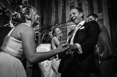 100 Best Barn Wedding Photos guests dancing at a suffolk barn wedding