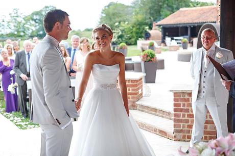 an outdoor ceremony at southwood hall