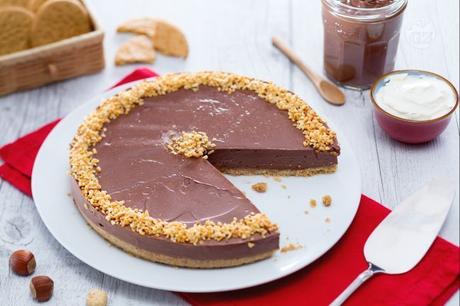 Easy Chocolate Hazelnut Gluetn Free Cheesecake..Yum!