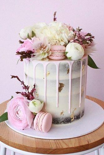 engagement party cakes white pink cake with decor