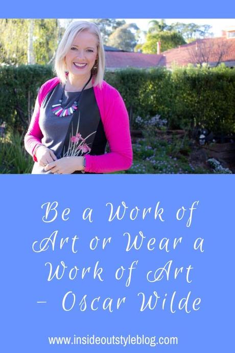 Be a Work of Art – Oscar Wilde