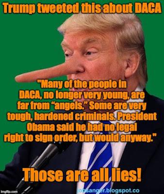 Trump Tells Three Lies About DACA In One Short Tweet