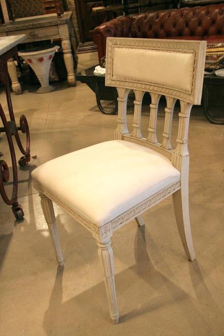 swedish gustavian chairs klismos collection archives