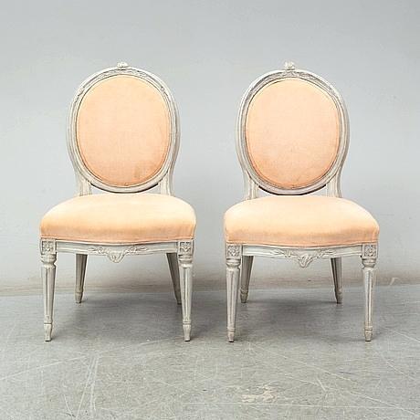 swedish gustavian chairs dining two late century