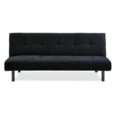 microfiber convertible sofa augustus queen size bed shop black by